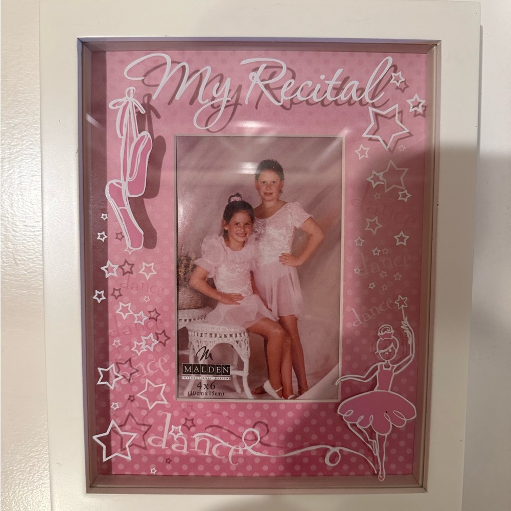 Pink Ballet Recital Picture Frame